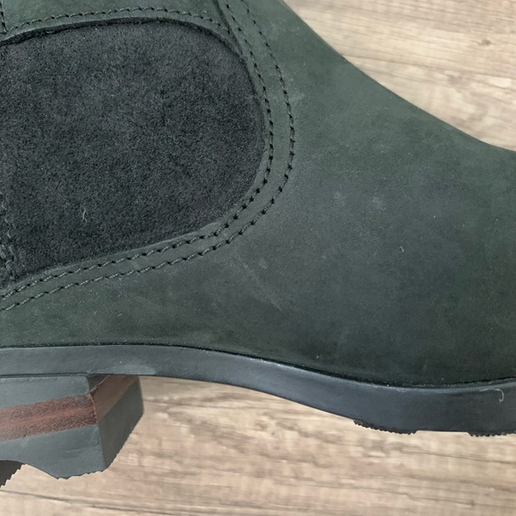 New Sorel Lolla Suede Leather Black Booties - Picture 13 of 13